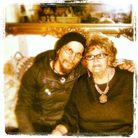 My sweet Grandmother and myself in 2009. 