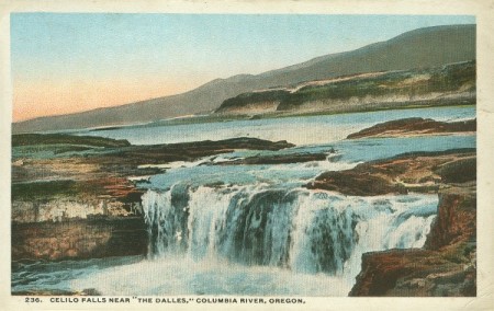 Post Card, Near The Dalles, 1917