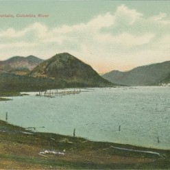 Penny Postcard, ca.1910, "Wind Mountain, Columbia River."