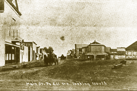  'Main St. Pe Ell, looking north' | ca.1906