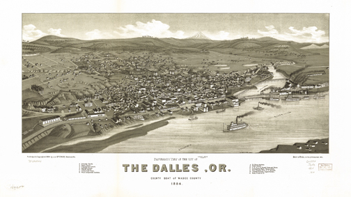 The Dalles, Oregon. ca. 1884