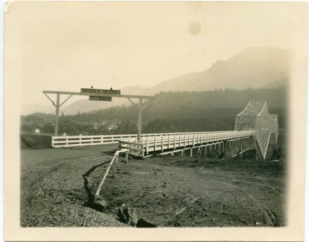 'Bridge of the Gods' ca. 1929, photographer unknown.