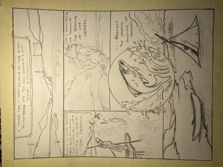 Drafting first page. 